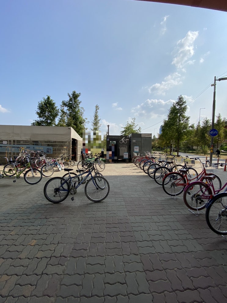 강서한강공원에서 자전거타기 첫 라이딩!!(주차장,자전거대여소)