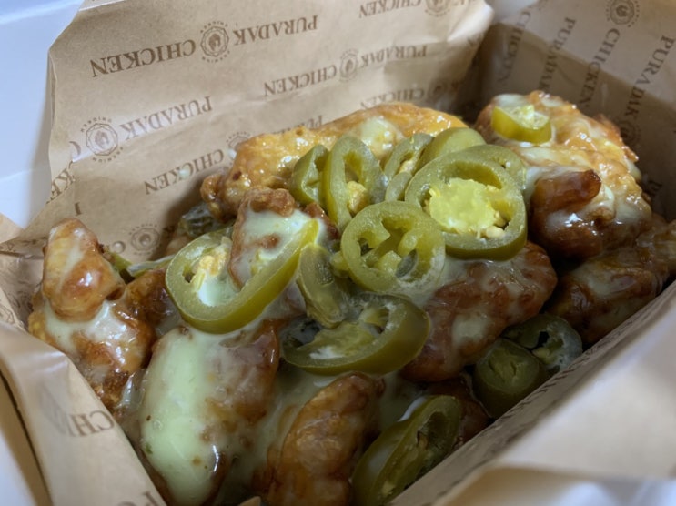  푸라닭 메뉴추천 - 푸라닭 고추마요 - 블랙치즈볼 맛도리 (양산서창맛집)