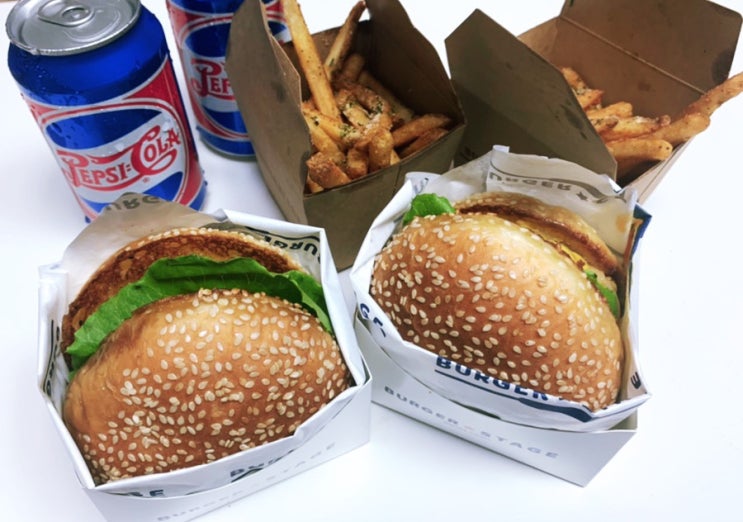  수제버거 맛집 버거스테이지 죽전단국대점 배달 후기
