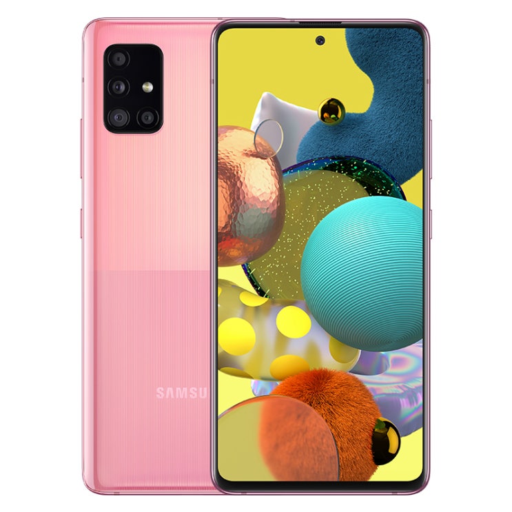  삼성전자 갤럭시 A51 5G 휴대폰 SM-A516N, 공기계, 프리즘 큐브 핑크, 128GB