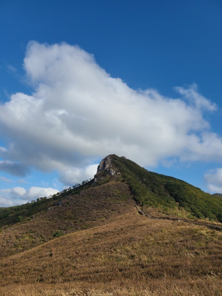 100대명산-51, 합천 황매산 등산 코스(황매산 오토캠핑장~철쭉군락지, 억새군락지~황매산 베틀봉~황매산~황매삼봉~상봉)