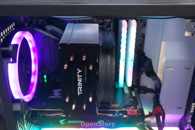 저소음 CPU 쿨러 장착 써모랩 트리니티 6.0(TRINITY 6.0) : 네이버 블로그