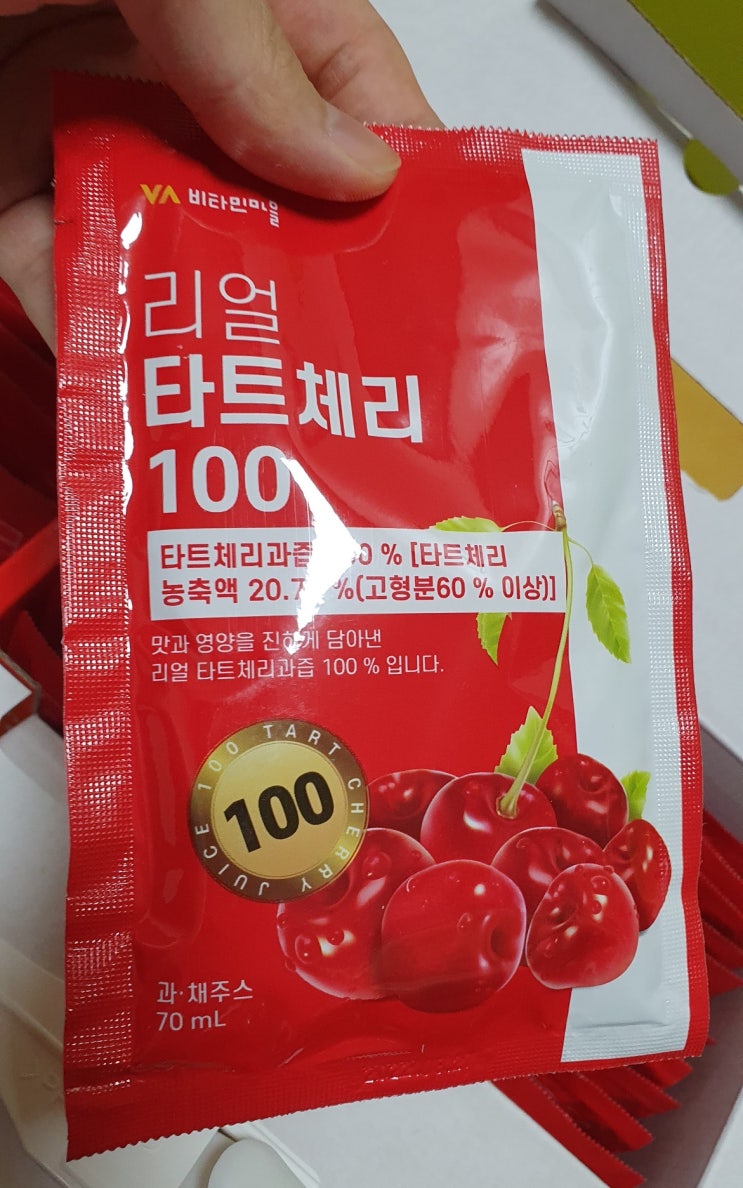  비타민마을 리얼 타트체리즙 - 적게자고도 쌩쌩하고싶다면!