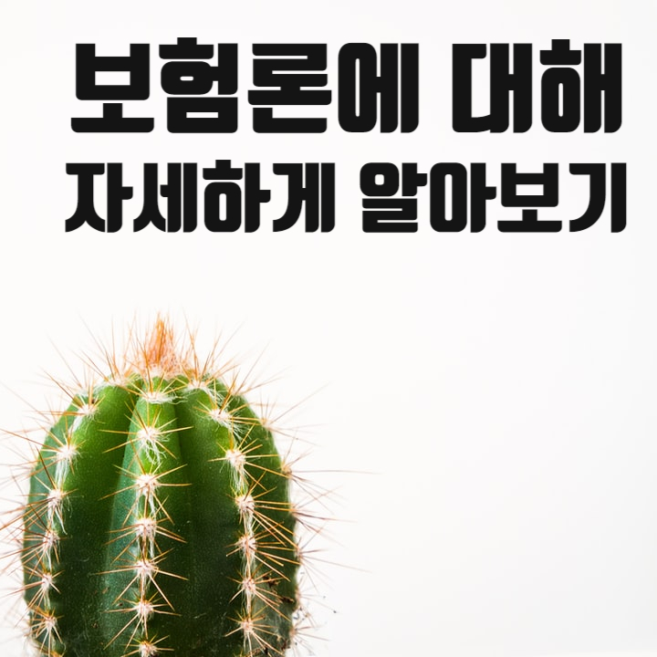 보험론과 보험계약대출과의 차이점과 보험론의 장점을 알아보자