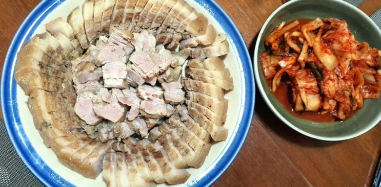  통 삼겹(4kg) 수육 냄새 없이 삶는 방법  돼지고기 수육 부드럽고 쫄깃쫄깃