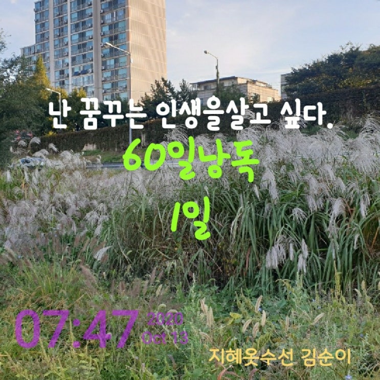 60일 낭독 1일 60일 낭독 1일