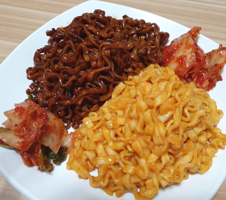 진진짜라, 크림진짬뽕 컵라면 자세한 비교리뷰