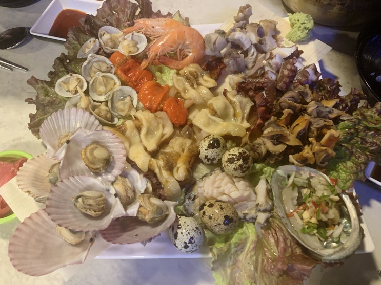  양재역 맛집, 싱싱한 해산물 가득한 술집추천 마린포차 리뷰