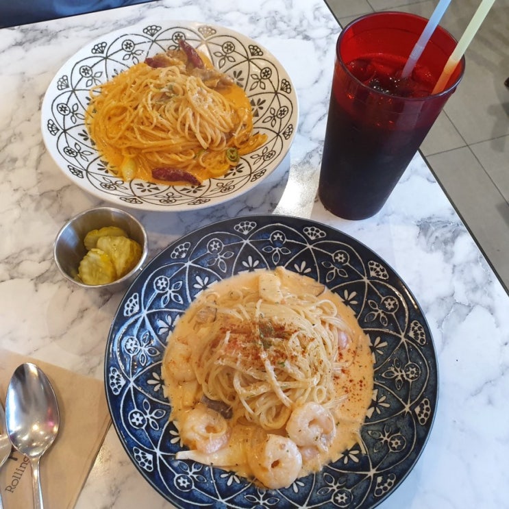 [강남역 맛집]가성비 좋은 백종원 롤링파스타