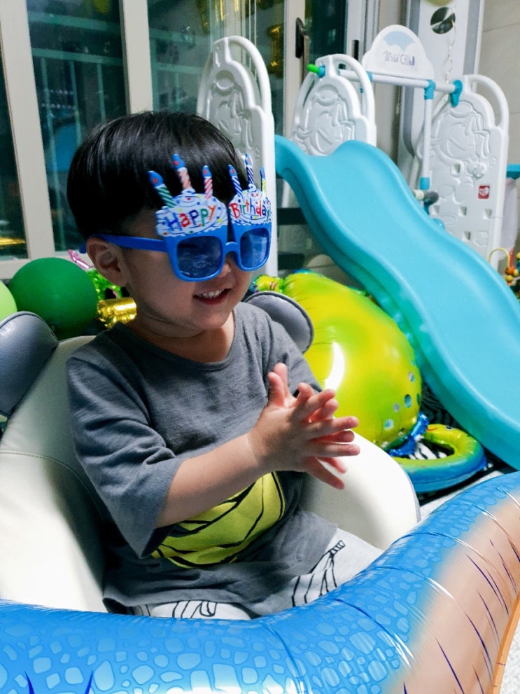  쭈니의 36개월 생일파티