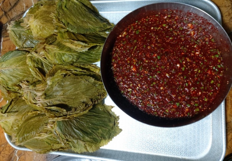 가을 단풍 깻잎 장아찌 삭히는법 . 양념장 만드는법