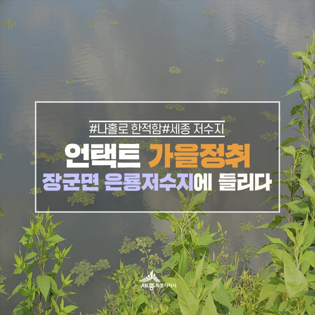 은룡저수지 사진 1