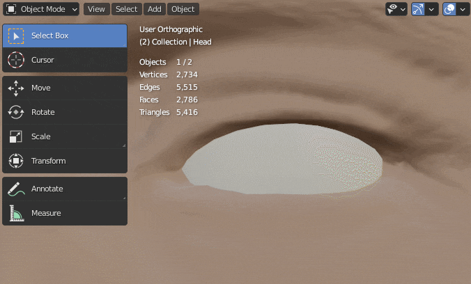 [Blender 2.9] texture paint 모드에서 특정 버텍스만 칠하기