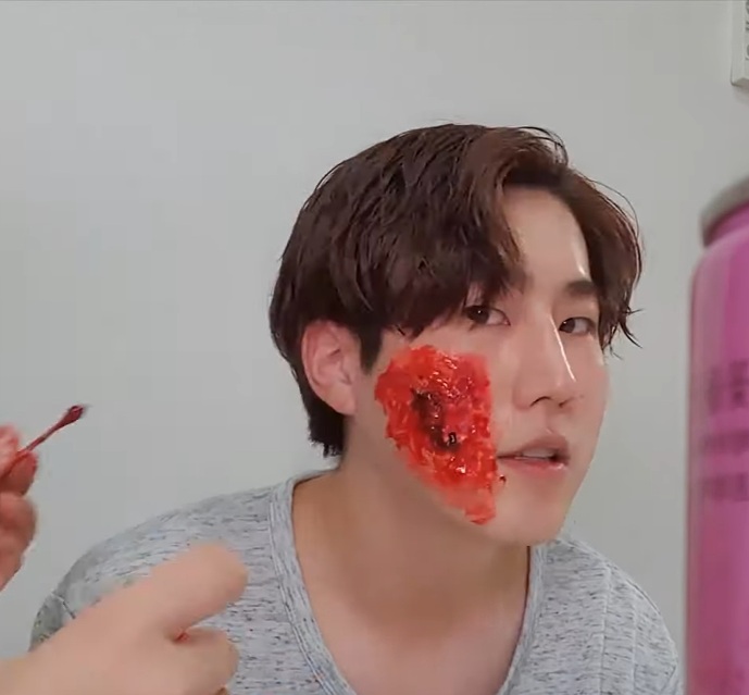  할로윈 좀비 분장하고 부산 좀비런 후기