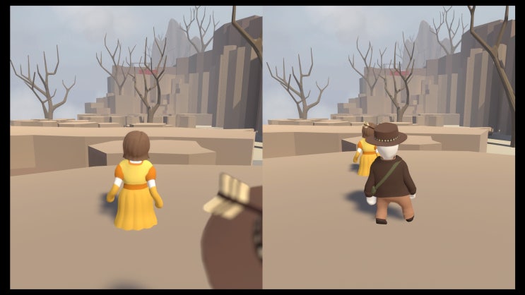  플스 ps4 2인용게임 추천 휴먼 폴 플랫 Human fall flat