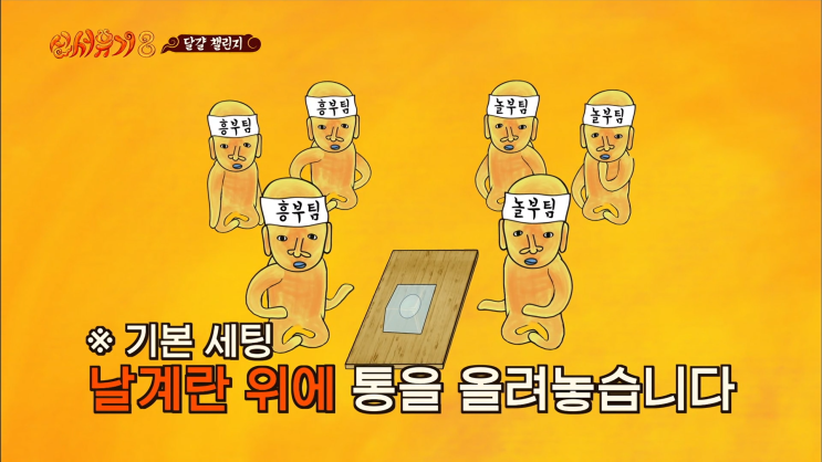  [신서유기8]달걀깨기(계란깨기) 챌린지 게임소개