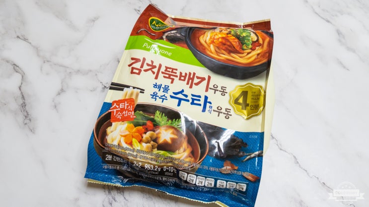  풀무원 김치뚝배기, 해물육수 수타식우동! 시원하고 깔끔해서 좋아~