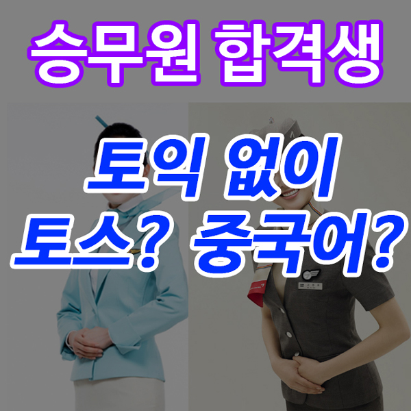  토익점수만 가지고 승무원 된 합격자가 있나요? HSK 꼭 있어야 하나요?