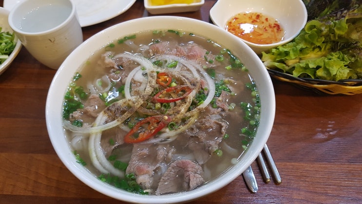  증평 맛집 - 포하노이, 소고기 쌀국수(곱)와 반새우