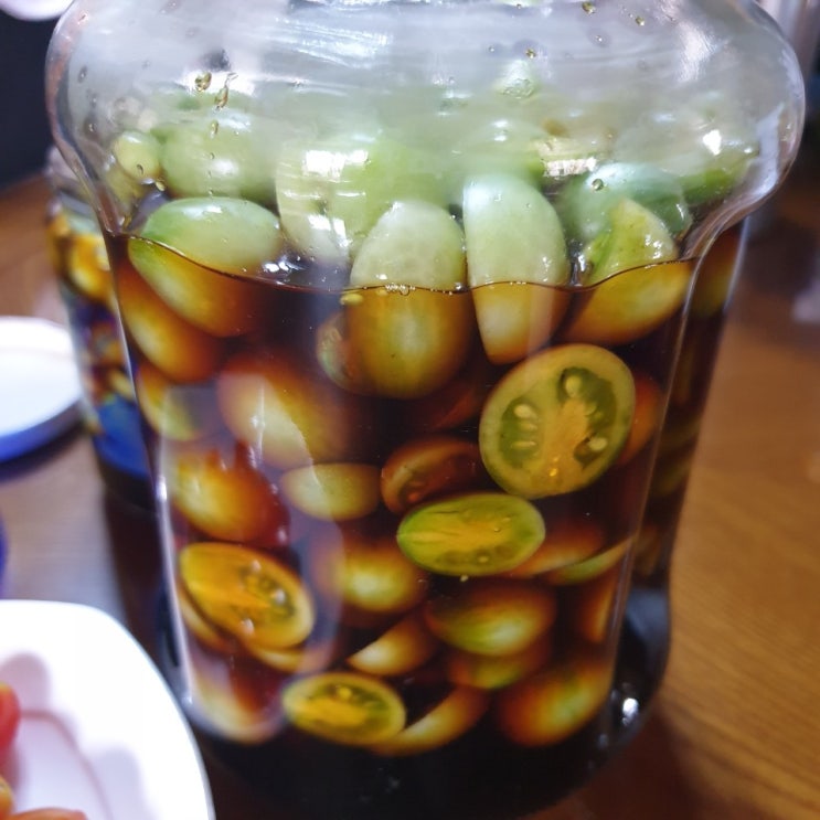  토마토피클만들기 간편하고 맛남!