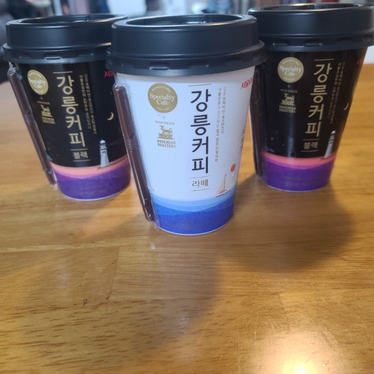  [편의점 강릉커피라떼] 부드럽고 구수한 컵커피!