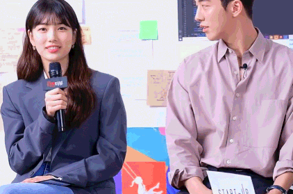 드라마 스타트업 인터뷰 중 눈 못마주친다더니 수지 뚫어지게 보는 남주혁 드라마 스타트업 인터뷰 중 눈 못마주친다더니 수지 뚫어지게 보는 남주혁