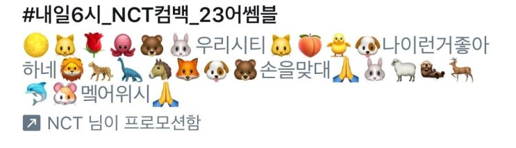 프로모로 알아본 엔시티 멤버들 이모지 티엠아이 프로모로 알아본 엔시티 멤버들 이모지 티엠아이