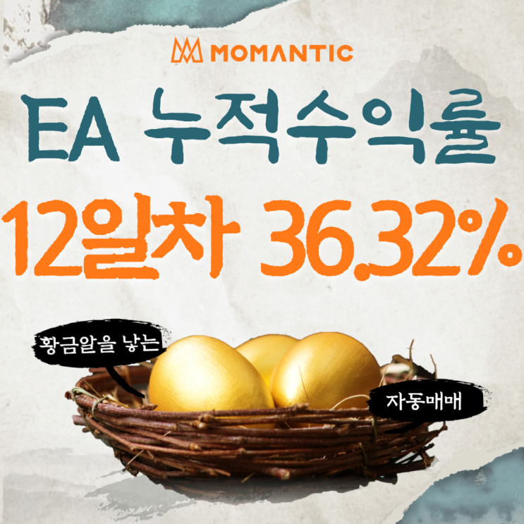 모맨틱FX 자동매매 수익인증 12일차 수익 363.21달러