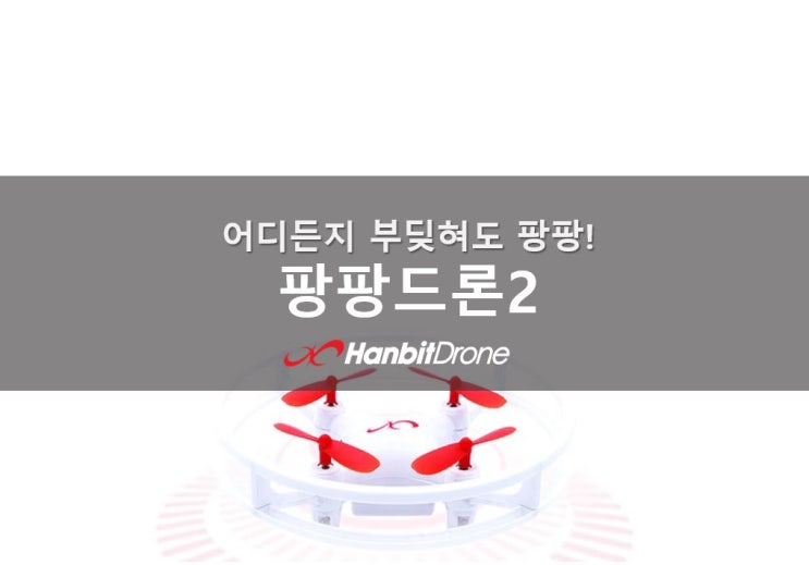  팡팡드론2 미니드론 입문용 초보드론(안정망드론)