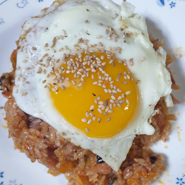  백종원 김치볶음밥 레시피 대로 만드니 완전꿀맛!