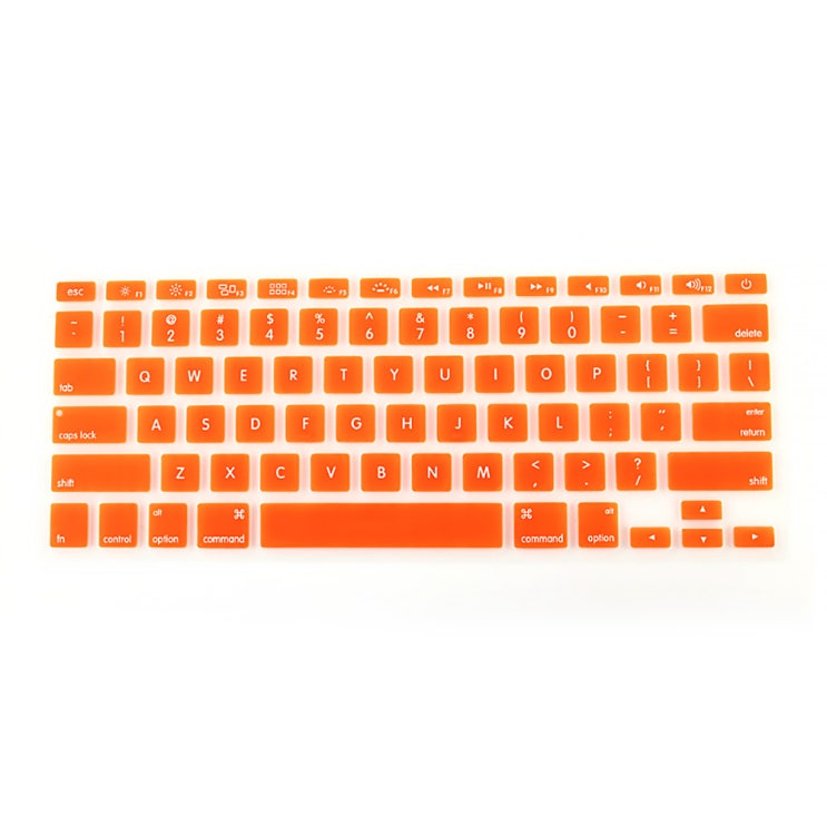 DM 알럽컴 맥북 키보드 보호 커버 A1706/A1707용, 오렌지, 1개