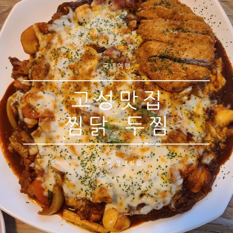 경남고성맛집 찜닭이 정말 맛있는 두찜 애견동반여행