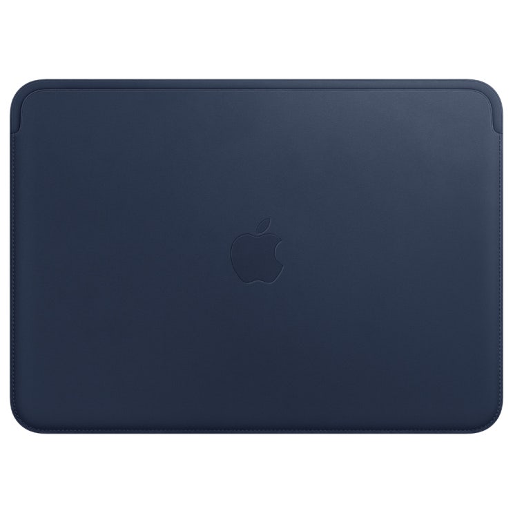  Apple 정품 가죽 슬리브 for 12 맥북, 미드나잇 블루(MQG02FE/A)