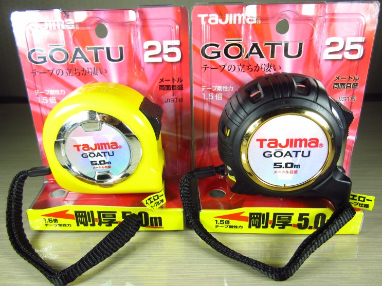  타지마(Tajima) 줄자 언박싱 - 고아츠(GOATU), 고아츠G그립 5.0m - [GAL25-50BL], [GAGL2550]