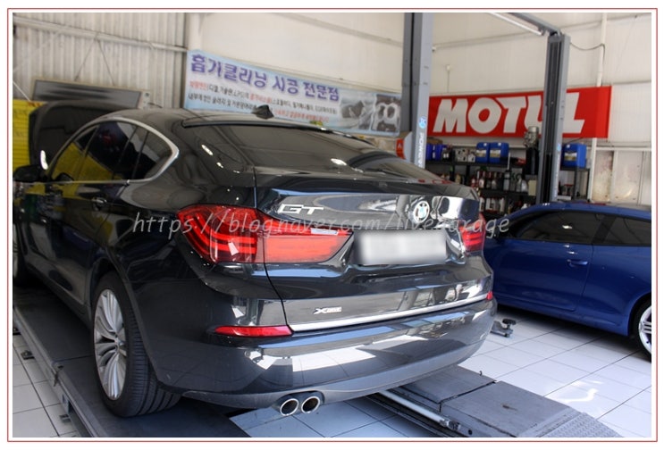  BMW 5GT 합성엔진오일 교체 - 창원엔진오일 창원합성유