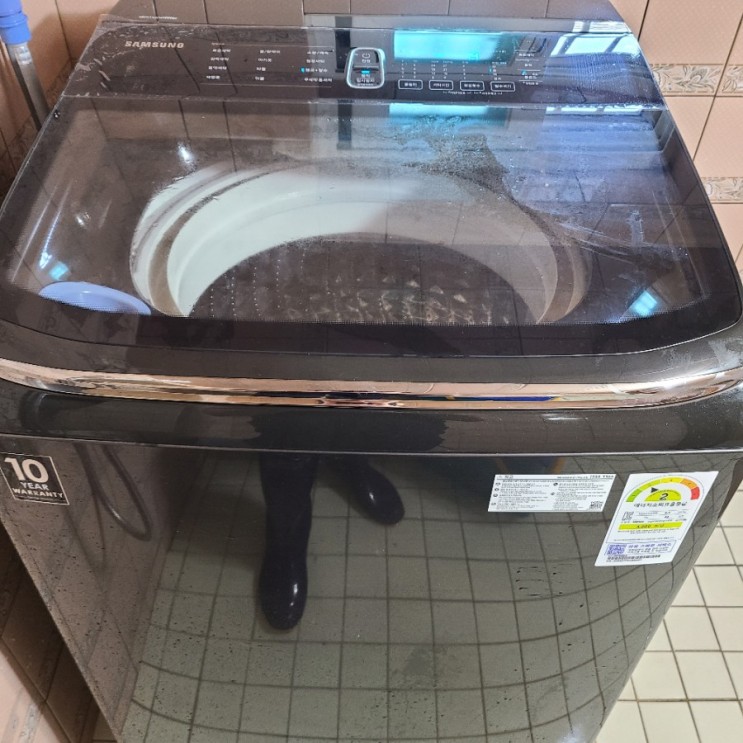 경남 창원세탁기청소, 액티브워시청소(삼성세탁기 청소17kg)