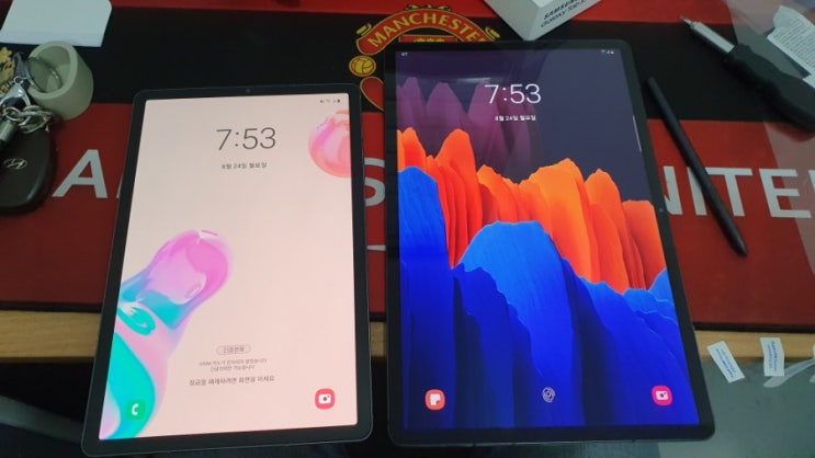  삼성 갤럭시탭s7+ 셀룰러 samung galaxy tab s7+ 내돈내산!
