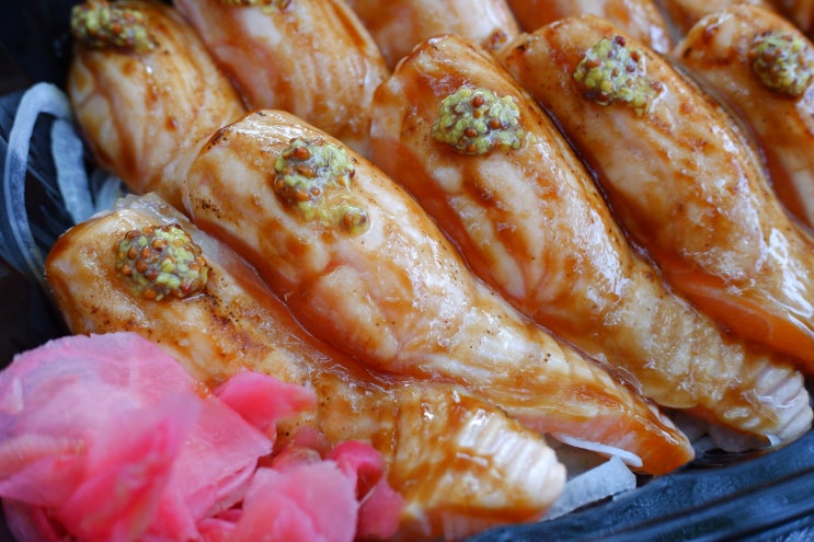 창원 연어 배달 하라식당 연어초밥 용지호수 피크닉