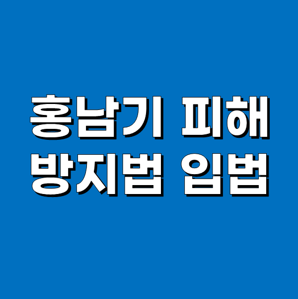  악덕 갭투자 집주인 때려 잡으랬더니 - 홍남기 피해방지법 입법
