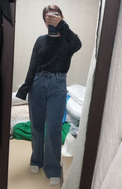  여성 와이드 데님 팬츠~요즘 유행하는 데님 팬츠를 찾고 계신다면...!?