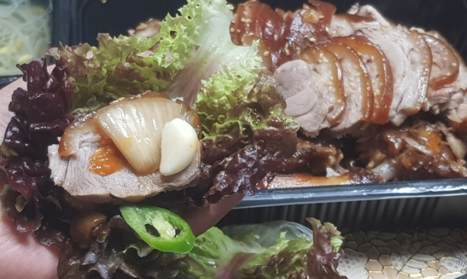  울산대  포장 배달 맛집 - 더만족 족발 추천