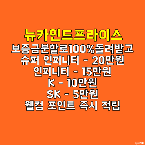 직장인투잡 뉴카인드프라이스 보증금 100%분할 반환