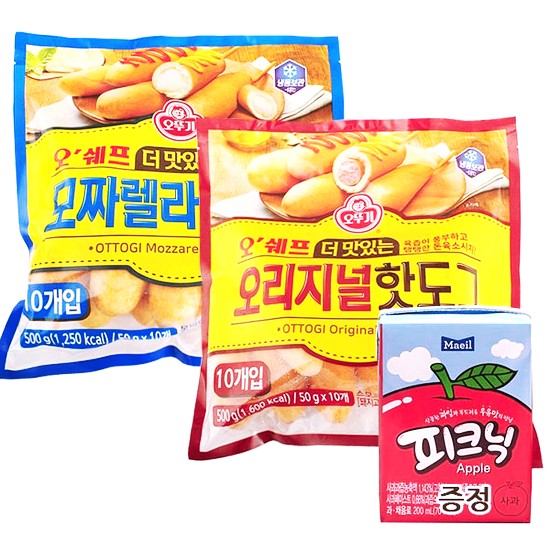 오뚜기핫도그, 어떠세요? 오뚜기 오쉐프 오리지널핫도그1팩+모짜렐라핫도그1팩 피크닉증정, 공유해볼께요 오뚜기핫도그, 어떠세요? 오뚜기 오쉐프 오리지널핫도그1팩+모짜렐라핫도그1팩 피크닉증정, 공유해볼께요