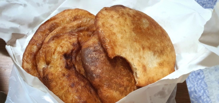반려견과 산책후 먹는 만개호떡 꿀맛!