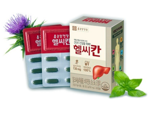  종근당 헬씨칸/밀크씨슬 실리마린 복용법/효능·효과