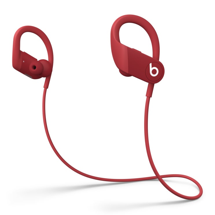 Apple Powebeats 고성능 블루투스 이어폰, MWNX2ZP/A, 레드
