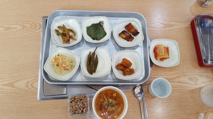  인덕원 근처 백반집