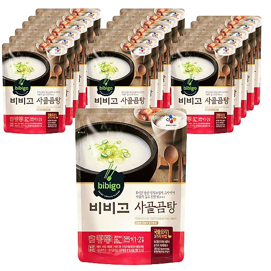 비비고사골곰탕, 고퀄리티 보장 비비고 사골곰탕, 500g, 18개 들고 왔어요!