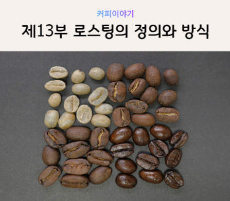  [커피공부] 제13부 로스팅 정의와 방식