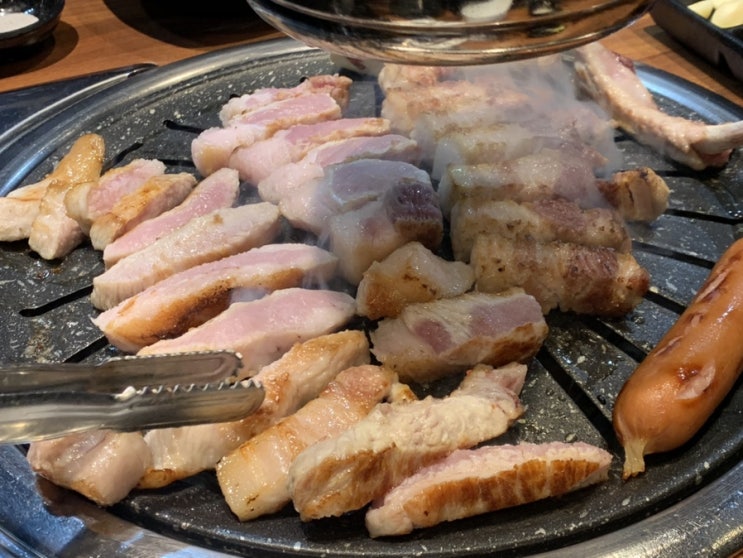  청라 한식당 :) 커넬웨이 통삽겹 맛집 데이트!